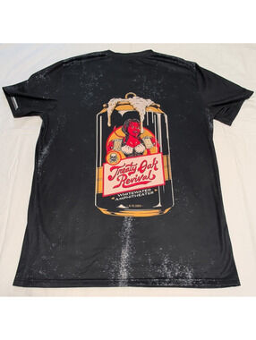 Men's Black Treaty Oak Revival Graphic Logo Crew Neck Short Sleeve Tee Size L